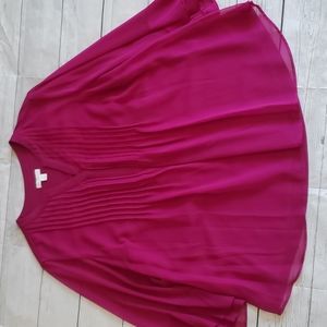 Charter Club 2x fushia blouse